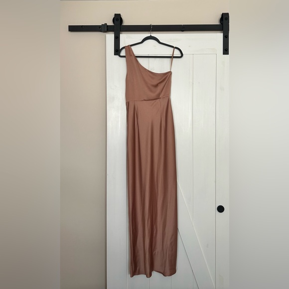 BHLDN Copper Satin Gown - Picture 2 of 6